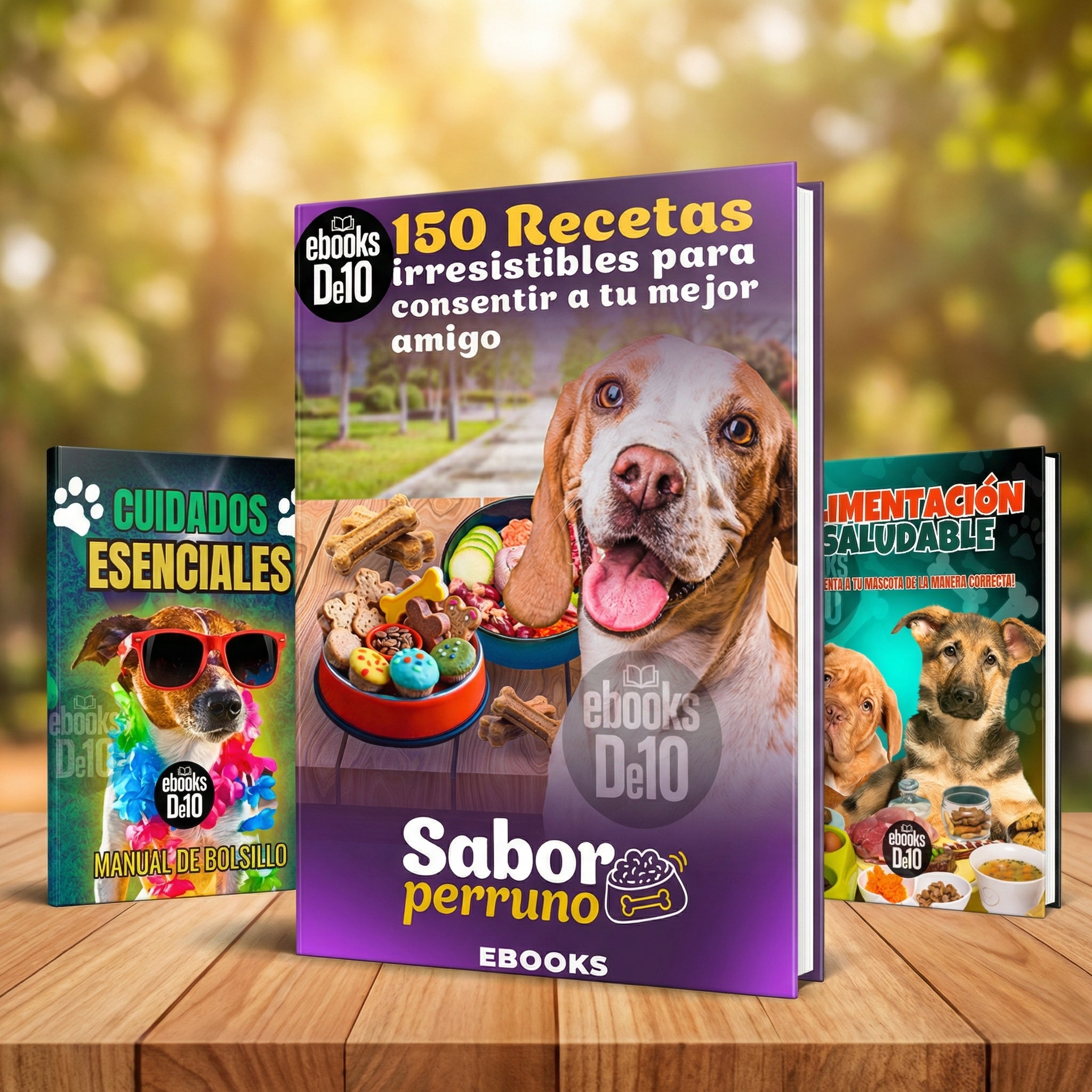 Sabor Perruno – 150 Recetas Caseras y Saludables para Consentir a Tu Perro + 2 Bonos Exclusivos